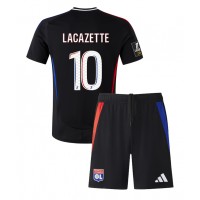 Camisa de time de futebol Olympique Lyonnais Alexandre Lacazette #10 Replicas 2º Equipamento Infantil 2024-25 Manga Curta (+ Calças curtas)